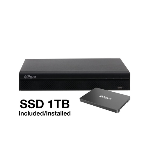 [DAHUA-4267-FO] NVR IP Dahua de 4 canales con PoE y SSD de 960 DAHUA-4267-FO