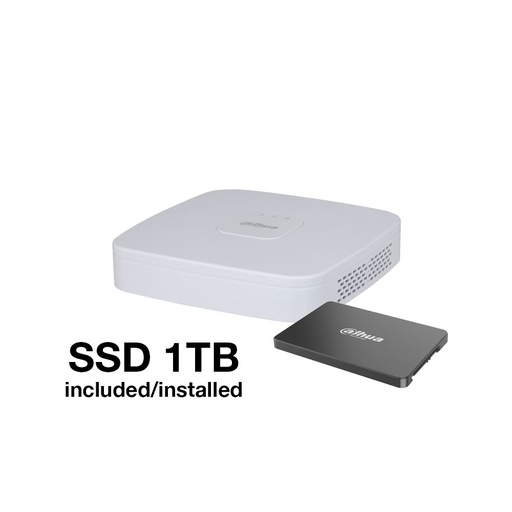 [DAHUA-4270-FO] XVR Dahua 5 en 1 de 8 canales 5MP con SSD 1TB DAHUA-4270-FO