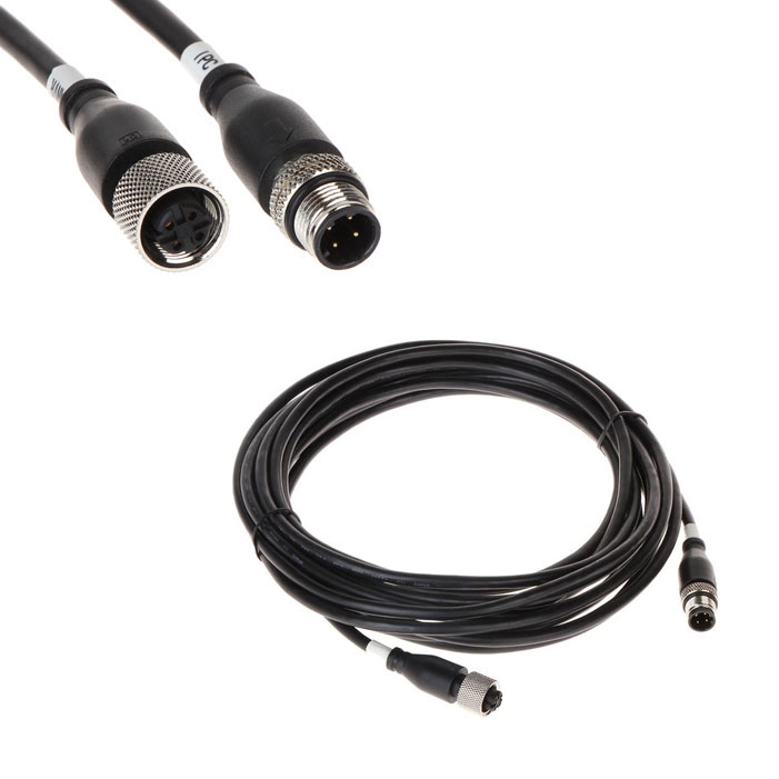 Cable de red de 6 metros con conectores M12 macho-hembra DAHUA-4619