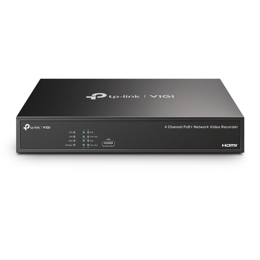 [TPLINK-101] NVR VIGI de 4 canales con 4 PoE+ TPLINK-101
