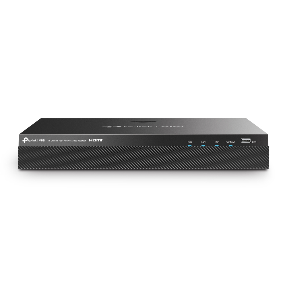 NVR IP 8MP de 16 canales con PoE+ y analítica inteligente TPLINK-174