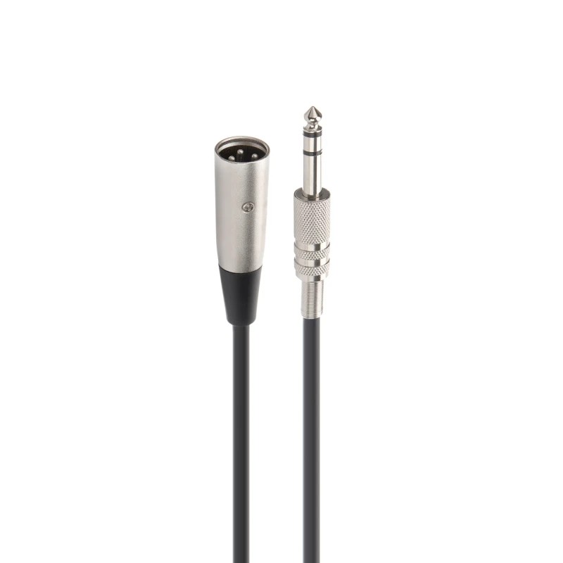SM-672 - Cable de audio Jack TRS 6'3 mm a XLR macho