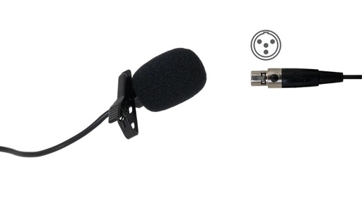 [FCM-850-MC4] FCM-850-MC4 - Micrófono de solapa