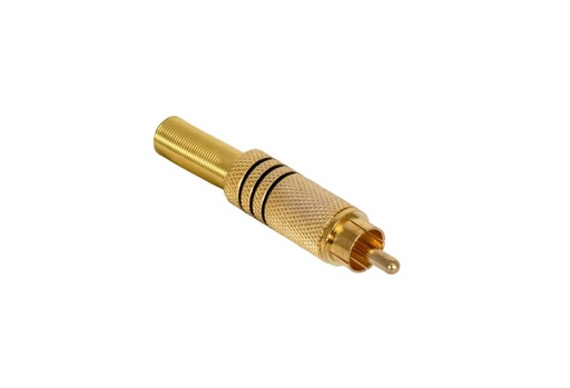 [7285G-NE] 7285G-NE - Conector de audio RCA macho con muelle