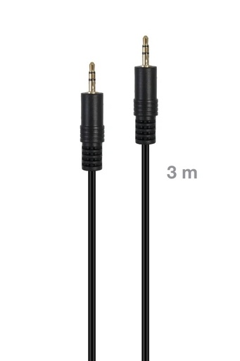 [JACK-MM-3] JACK-MM-3 - Cable de señal de audio Jack 3'5 mm macho a Jack 3'5 mm macho