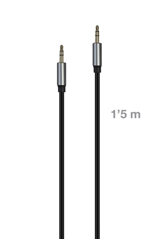JACKPRO-MM-1-5 - Cable de señal de audio Jack 3'5 mm macho Jack 3'5 mm macho