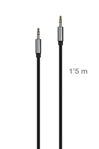 [JACKPRO-MM-1-5] JACKPRO-MM-1-5 - Cable de señal de audio Jack 3'5 mm macho Jack 3'5 mm macho