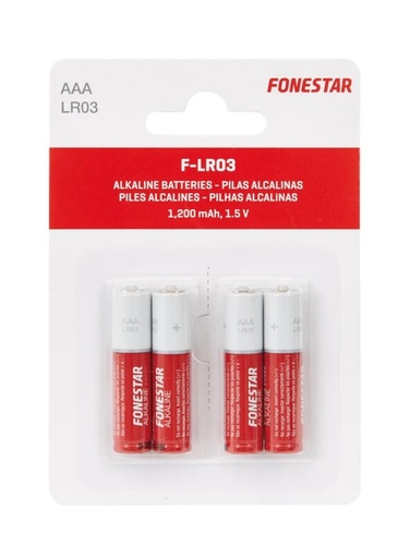 [F-LR03] F-LR03 - Pilas alcalinas AAA-LR03 de 1'5 V