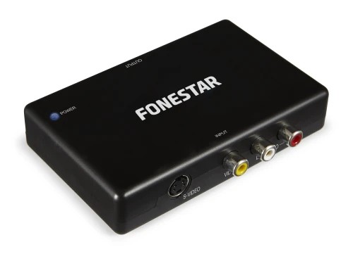 FO-40VH - Convertidor de vídeo compuesto o S-vídeo y audio estéreo a HDMI