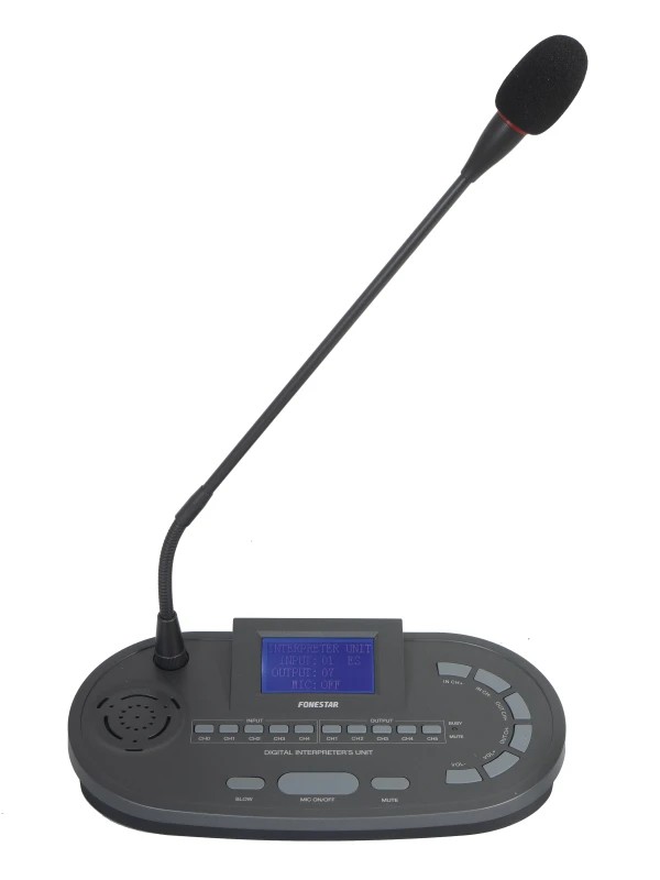 SCT-61M - Micrófono de sobremesa para sistema de traducción simultánea