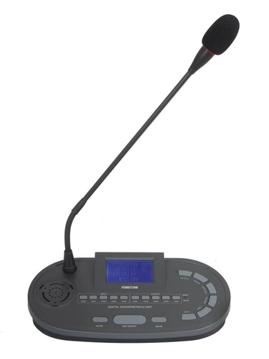 [SCT-61M] SCT-61M - Micrófono de sobremesa para sistema de traducción simultánea