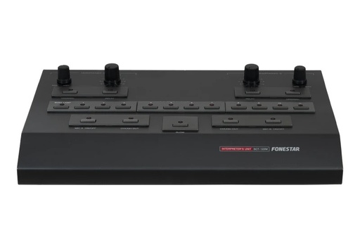 [SCT-122M] SCT-122M - Base de sobremesa para 2 micrófonos de traducción simultánea