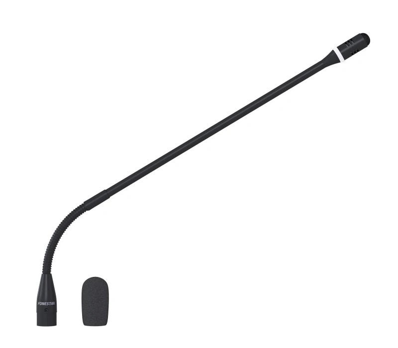 MICFLEX-C45LED - Micrófono de condensador electret unidireccional cardioide con anillo luminoso