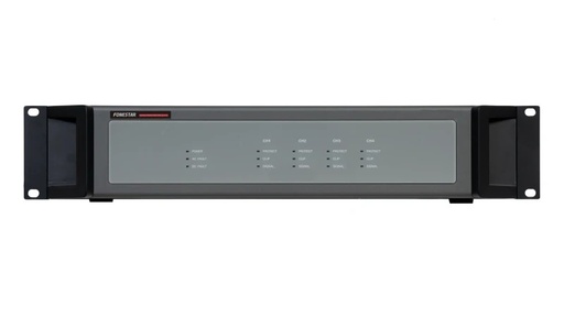 [ZS-4125] ZS-4125 - Etapa de potencia digital de 4 x 125 W RMS para sistema de megafonía y alarma por voz EN 54 ZS