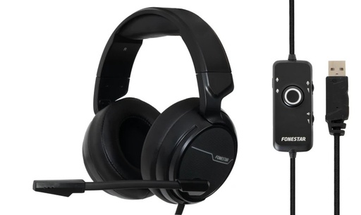 [WIN-U] WIN-U - Auriculares over ear gaming con micrófono abatible