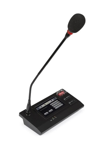 [ZS-200M] ZS-200M - Micrófono con selector de zonas para sistema de megafonía y alarma por voz EN 54 ZS