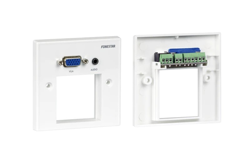 WP-61VJ - Panel de conexión integrado con ventana 1 panel conexión