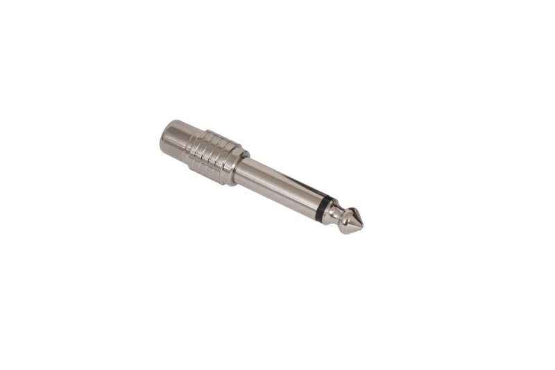 AA-411 - Adaptador de audio RCA hemba a Jack 6'3 mm mono macho
