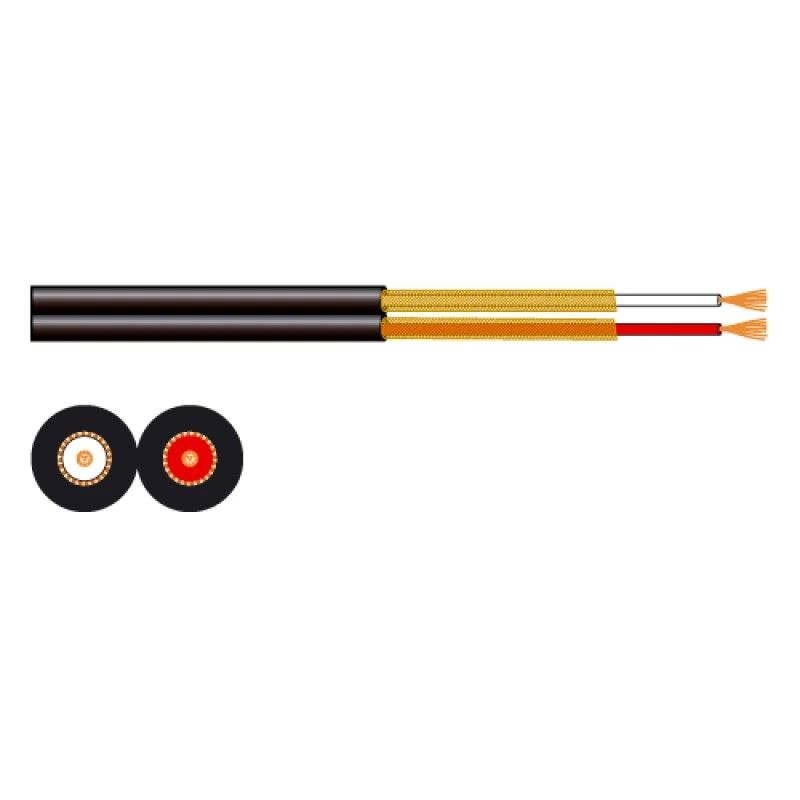 CW-7 - Rollo de cable A/V de 2 conductores