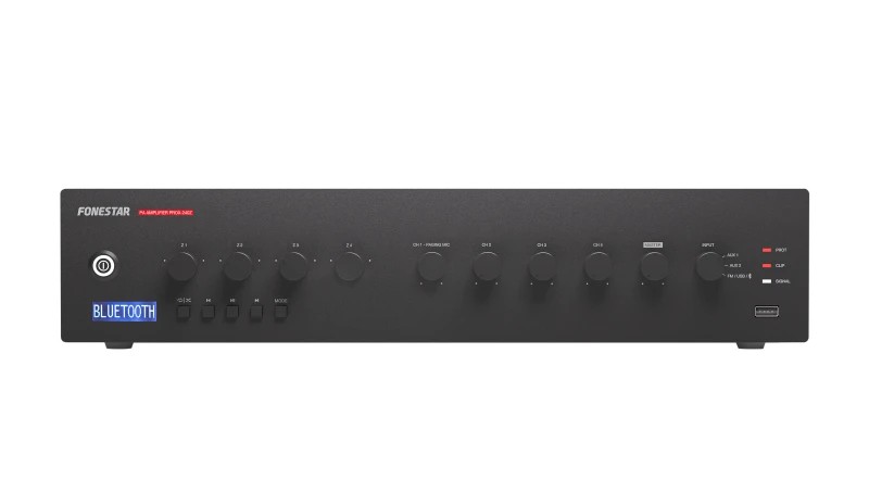 PROX-240Z - Amplificador de megafonía multizona
