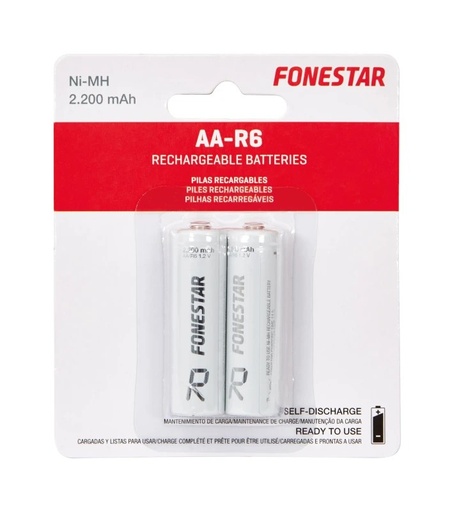 [F-2200AA] F-2200AA - Pilas recargables Ni-MH AA-R6