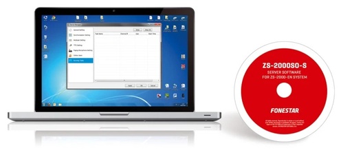[ZS-2000SO-S] ZS-2000SO-S - Software de control para sistema de megafonía y alarma por voz EN 54 ZS