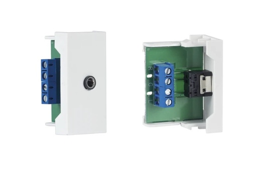 [WP-33J] WP-33J - ½ panel de conexión Jack 3'5 mm estéreo hembra