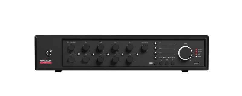 MAX-360Z - Amplificador de megafonía multizona