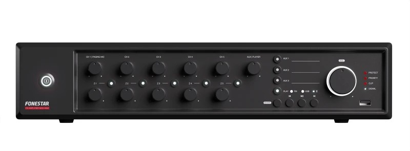 MAX-480Z - Amplificador de megafonía multizona