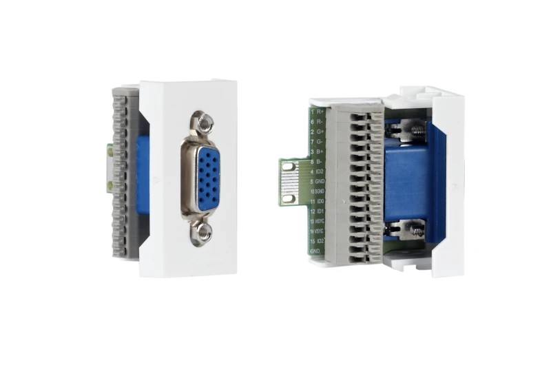 WP-34V - ½ panel de conexión VGA D15 hembra
