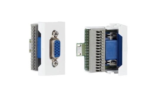 [WP-34V] WP-34V - ½ panel de conexión VGA D15 hembra