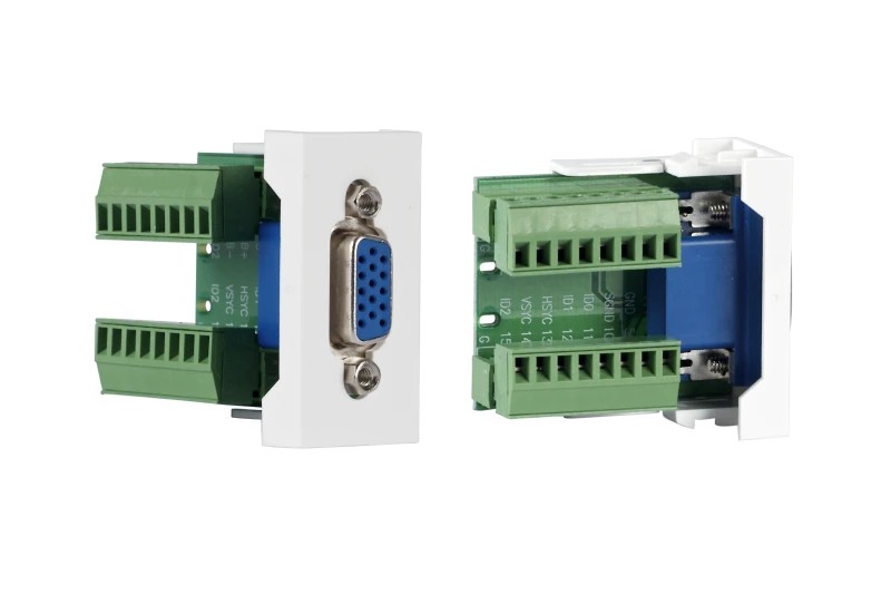 WP-51V - ½ panel de conexión VGA D15 hembra