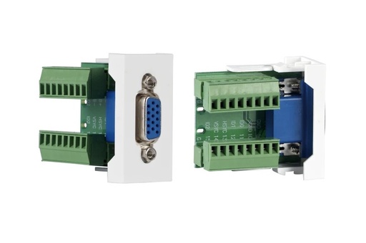 [WP-51V] WP-51V - ½ panel de conexión VGA D15 hembra