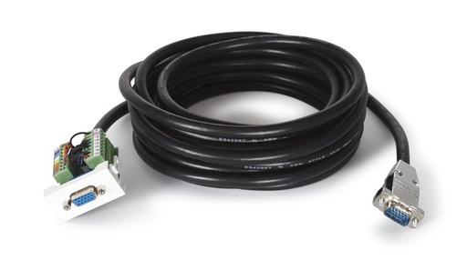 [WP-51V-5] WP-51V-5 - Panel de conexión VGA enchufable con cable preinstalado