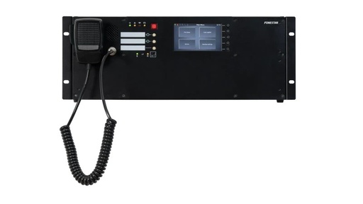 [SEVEN-3000NR15] SEVEN-3000NR15 - Sistema de alarma por voz y megafonía EN 54 compacto de 6x500 W, 6 mensajes simultáneos y conexión 2xSFP. Montado en rack 15U