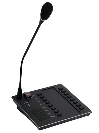 [ZS-400MIC] ZS-400MIC - Micrófono de avisos para sistema de megafonía y alarma por voz EN 54 ZS