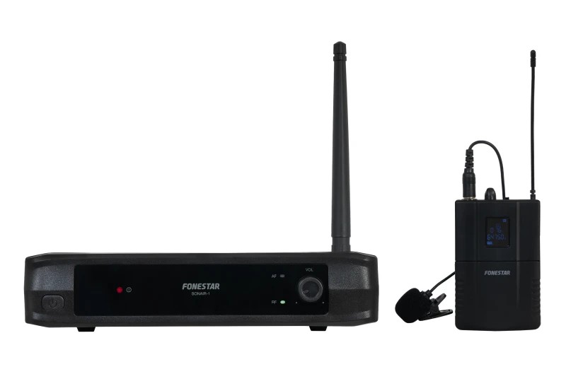 SONAIR-1P - Micrófono inalámbrico de petaca UHF, frecuencia fija