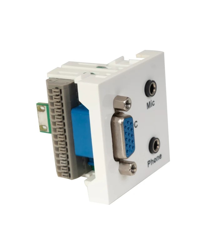 WP-52JVJ - Panel de conexión VGA D15 hembra