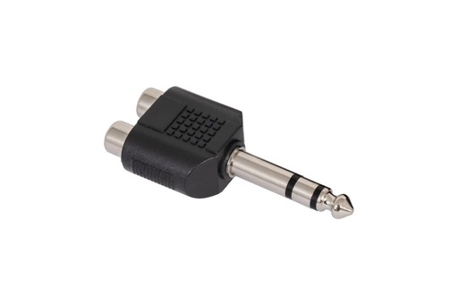 [AA-141] AA-141 - Adaptador de audio 2 RCA a Jack 6'3 mm estéreo macho