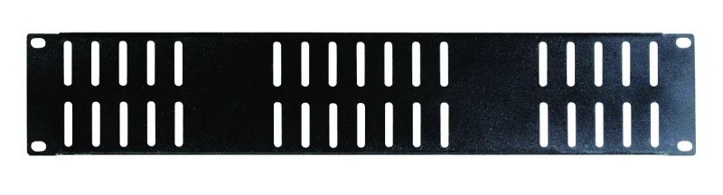 FRP-11VEN - Panel frontal 2 U con ranuras de ventilación para rack 19''