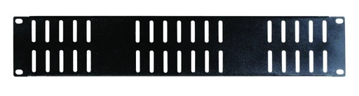 [FRP-11VEN] FRP-11VEN - Panel frontal 2 U con ranuras de ventilación para rack 19''