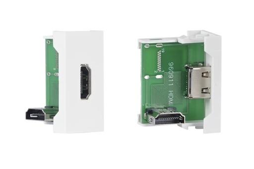 [WP-37H] WP-37H - ½ panel de conexión HDMI hembra 90°