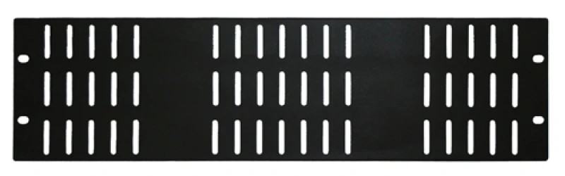 FRP-12VEN - Panel frontal 3 U con ranuras de ventilación para rack 19''