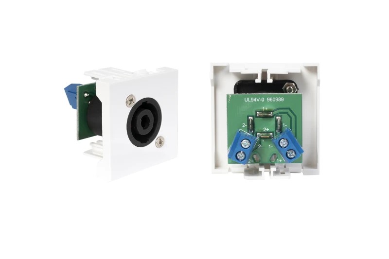 WP-38K - Panel de conexión conector de altavoz de 4 contactos