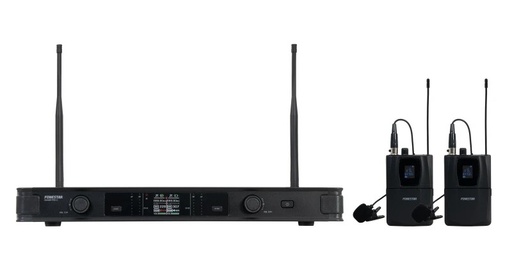 [SONAIR-PRO-2P] SONAIR-PRO-2P - Micrófono inalámbrico doble de petaca UHF ID Pilot y Diversity