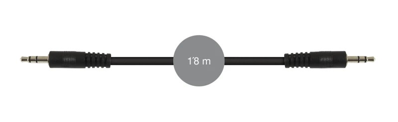 AA-729 - Cable señal de audio Jack 3'5 mm estéreo macho a Jack 3'5 mm estéreo macho
