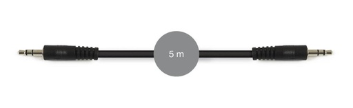 [AA-729-5] AA-729-5 - Cable señal de audio Jack 3'5 mm estéreo macho a Jack 3'5 mm estéreo macho