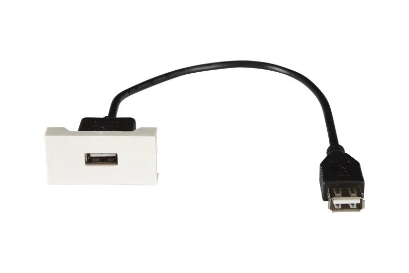 WP-63U-02 - ½ panel de conexión USB A hembra