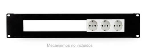 [FRP-33M] FRP-33M - Panel para rack 19'' 2 U para instalar 8 paneles de conexión