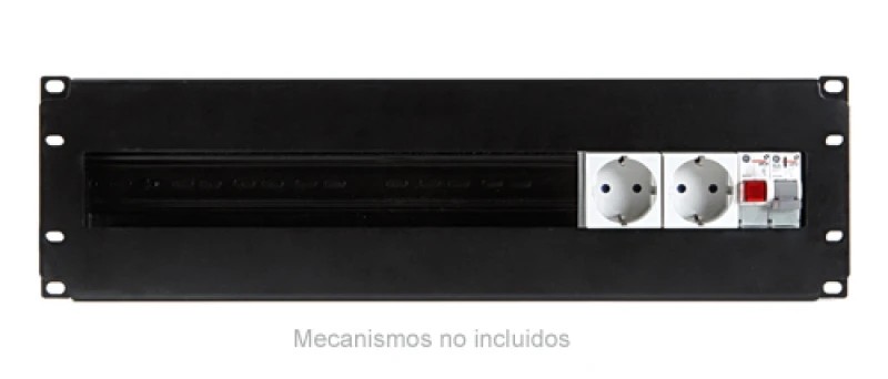 FRP-34MC - Panel mecanizado para rack 19''